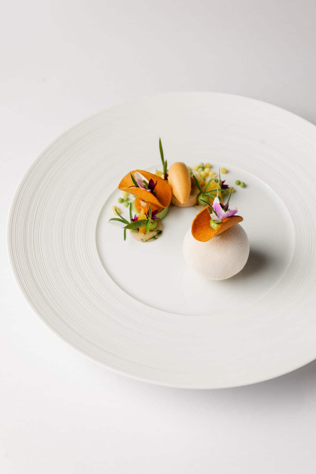 Entenleber mit Hummer, Basilukum und Orange